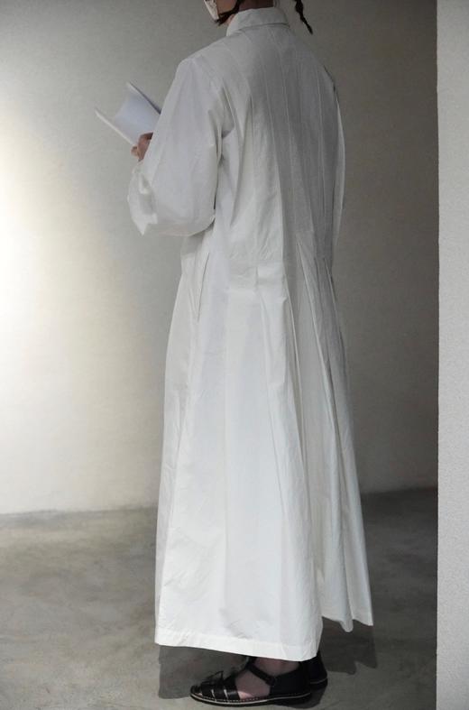 KHADI&CO 棉质衬衫领连衣裙(白/黑/藏蓝可选) 商品图3