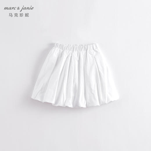 马克珍妮春夏新品 女童北欧风A字全棉花苞半身裙230327 商品图2