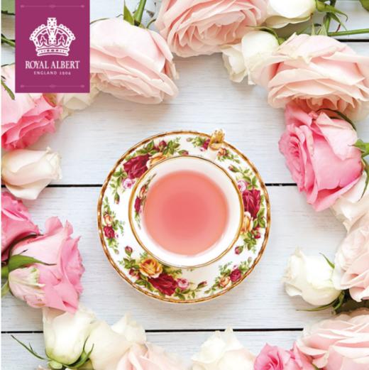 百货世界-汩湫老镇玫瑰杯碟两件套 商品图0