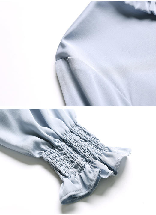 裁缝学苑AG80真丝上衣纸样女装秋新款长袖衬衫女夏服装打版裁剪图 商品图6