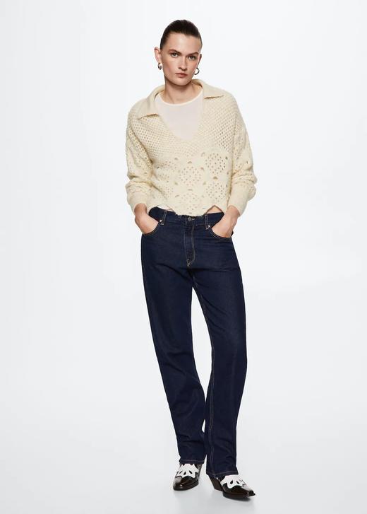 好折￥320！Mango钩花镂空毛衣 商品图5