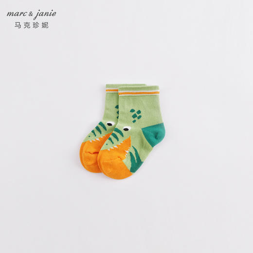 【2双装】马克珍妮春装新款 男童动物组合柔软中筒袜230911 商品图1