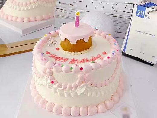 ins粉色系生日蛋糕 商品图0