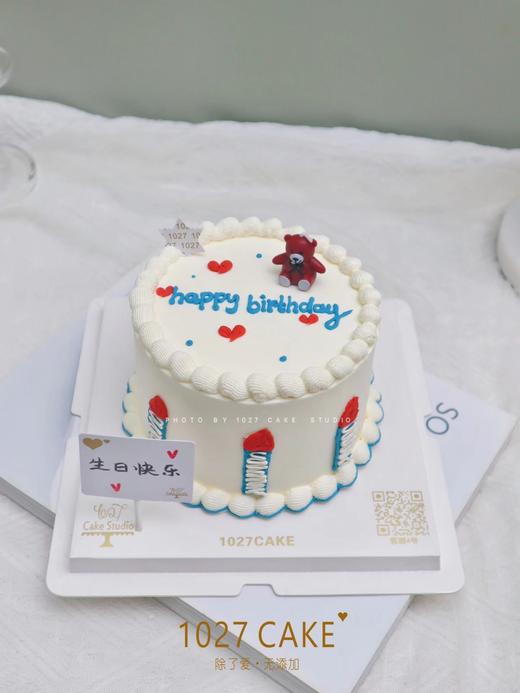 1027CAKE | 简洁 简约 小熊蜡烛 商品图1
