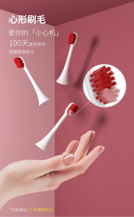 罗曼电动牙刷T40  送男女朋友 情侣套装款   情人节礼物 商品图3