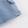 马克珍妮春夏新款 女童花边腰头大口袋纯棉牛仔短裙230767 商品缩略图4