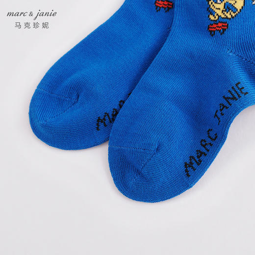 【2双装】马克珍妮新款 男女童滑板组合柔软中筒袜230912 商品图4