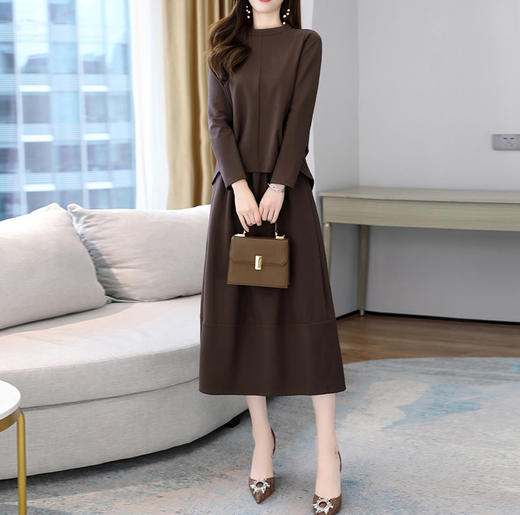 裁缝学苑AG93 半身裙长袖卫衣套装裙子女装服装纸样打版裁剪图纸 商品图3