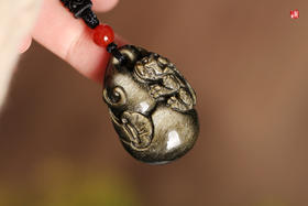 金曜石貔貅葫芦吊坠