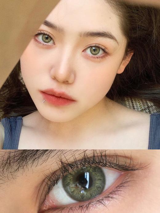 leenscolor 美瞳年抛 缅因虹膜绿 直径14.0mm着色13.2mm 商品图11