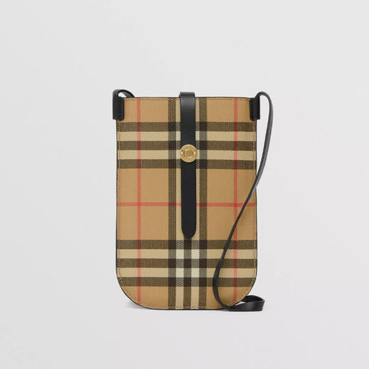 BURBERRY 巴宝莉 女士Anne - Vintage 格纹艾尼手机保护套（含背带） 格子 8065482 A1189 商品图0