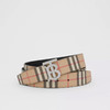 BURBERRY 巴宝莉 男士双面两用 Vintage 格纹TB专属标识图案腰带 格子 8046568 A7026 商品缩略图0