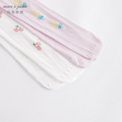马克珍妮春装新款 女童柔软弹力透气印花打底连裤袜230916 商品图4
