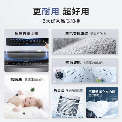海尔（Haier）洗衣机 EB100M30Plus2 商品图11