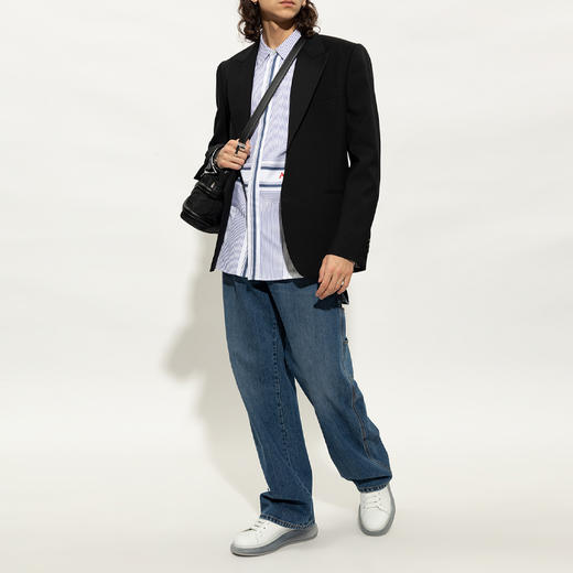 ALEXANDER MCQUEEN 亚历山大.麦昆 男士黑尾气垫休闲运动鞋 白色 709817 WICY1 9095 商品图3