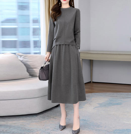 裁缝学苑AG93 半身裙长袖卫衣套装裙子女装服装纸样打版裁剪图纸 商品图1