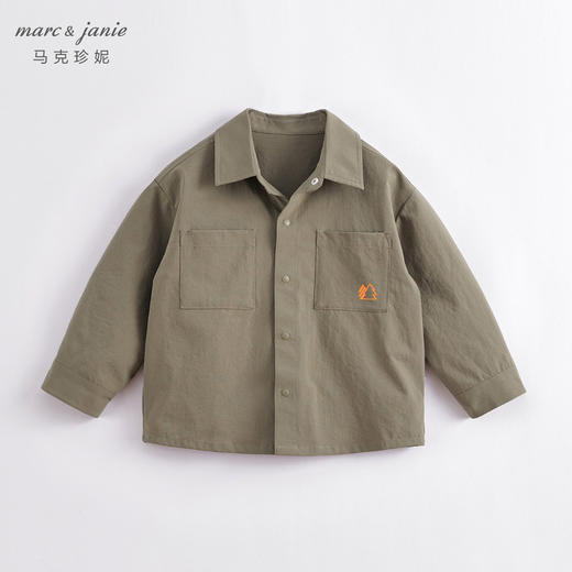 马克珍妮春装新款 男童户外风吸湿速干宽松衬衫230337 商品图1