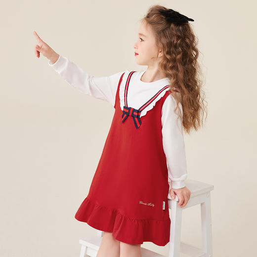 【90-140cm】女童春秋长袖连衣裙精典泰迪 商品图1