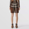 BURBERRY 巴宝莉 女士大号格纹丝质休闲短裤 格子 8051095 A9011 商品缩略图2