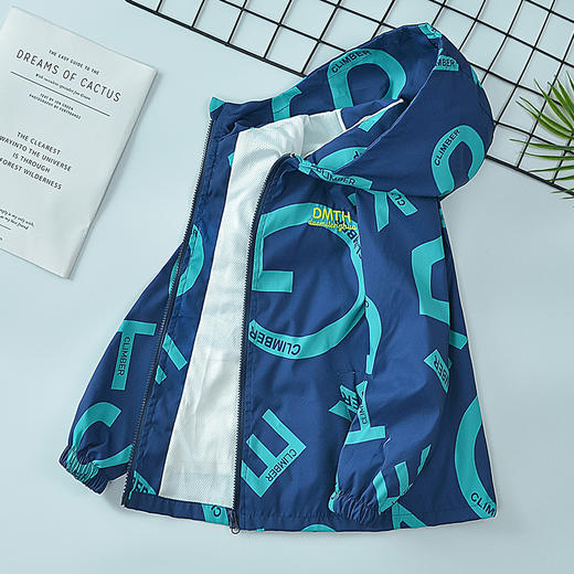 【限时福利】【两件立减20元】男女童冲锋衣外套 中大童儿童风衣撞色夹克外套 商品图5