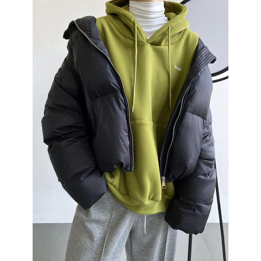 「三色可选！90白鸭绒」鹿西立领短款轻薄羽绒服 女冬季新款小个子90白鸭绒外套上衣 商品图2