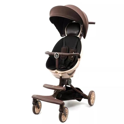 【积分商城】宝宝好 升级款V18轻便折叠一键收车双向减震可坐可躺遛娃神器高景观推车 商品图3