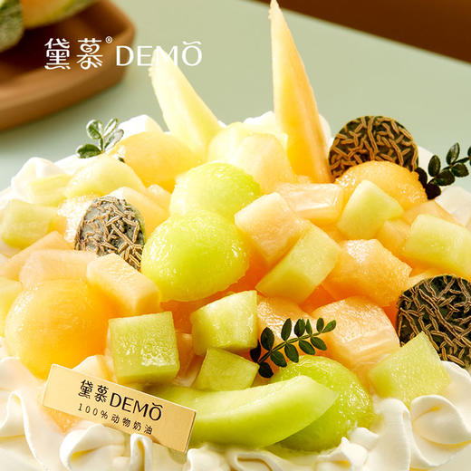 蜜瓜派对·蜜瓜奶油蛋糕| Honeydew Melon Cream Cake 【如需外出请加购保温包】 商品图2