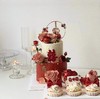 囍字鲜花 双层 蛋糕 商品缩略图1