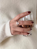 APRESI｜TROUVAILLE Millennium Cut Square White Topaz Fluid Ring [流转戒指] 商品缩略图6