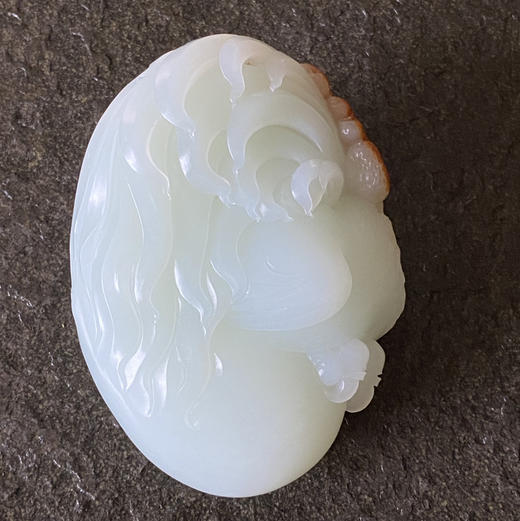 和田玉（羊脂玉）俄籽挂件--官上加官212.38g 商品图1