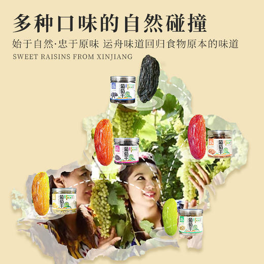 新疆有机五色葡萄干 商品图3