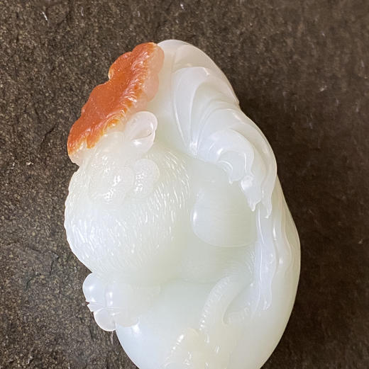 和田玉（羊脂玉）俄籽挂件--官上加官212.38g 商品图3