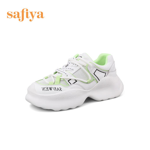Safiya/索菲娅 新潮网红底2023年春季新款透气网面休闲运动老爹鞋 SF31112022 商品图9