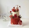 囍字鲜花 双层 蛋糕 商品缩略图0