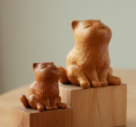 百货世界-汩湫元也猫咪摆件