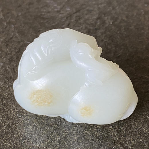 和田玉（白玉）籽料挂件--马上封侯102.01g 商品图1