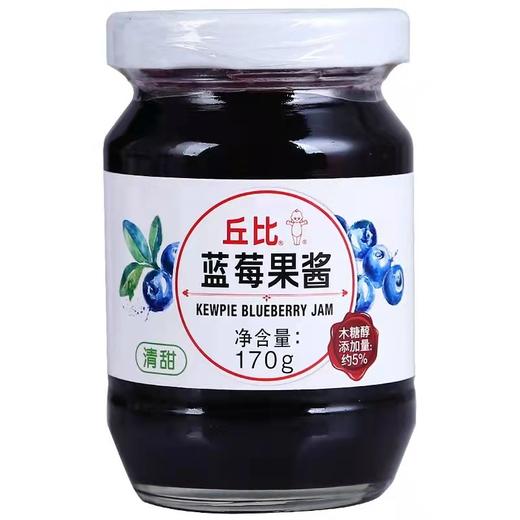 170g 丘比蓝莓果酱 蛋糕面包西点冷饮餐饮用甜品烘焙原料 商品图0