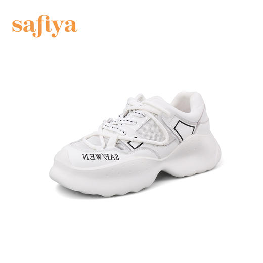Safiya/索菲娅 新潮网红底2023年春季新款透气网面休闲运动老爹鞋 SF31112022 商品图10