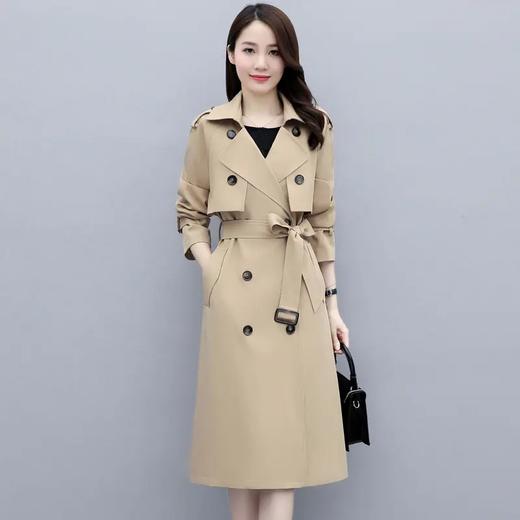 韩版宽松显瘦，气质风衣外套HR-ZYF680 商品图0