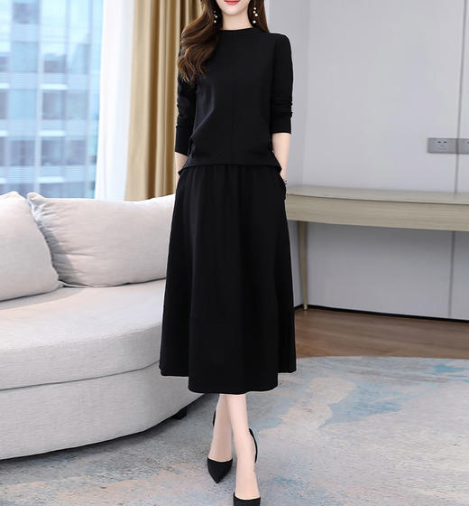 裁缝学苑AG93 半身裙长袖卫衣套装裙子女装服装纸样打版裁剪图纸 商品图2