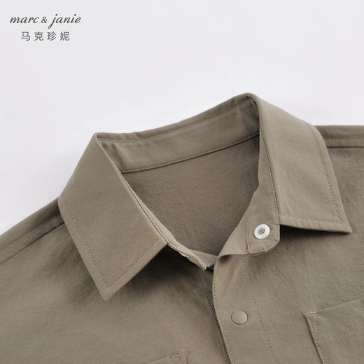 马克珍妮春装新款 男童户外风吸湿速干宽松衬衫230337 商品图5