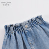 马克珍妮春夏新款 女童花边腰头大口袋纯棉牛仔短裙230767 商品缩略图2