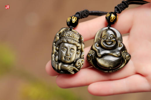 金曜石观音与佛吊坠 商品图5