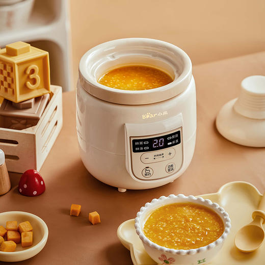 【品牌直供】Bear小熊电炖盅宝宝婴儿儿童辅食锅迷你多功能煮粥神器DDG-D05B1 商品图4