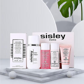 【一般贸易】【买一送一】Sisley希思黎旅行装四件套中样套装全能乳50ml+洁肤乳30ml+爽肤水30ml+面膜15ml 