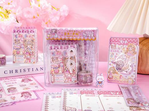 D-JJ-LR浪人-纸语纸言 萌朵手账本 商品图0