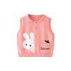 新款小兔子A类女童马甲开衫可爱卡通针织婴儿马甲春秋款宝宝马甲 商品缩略图4