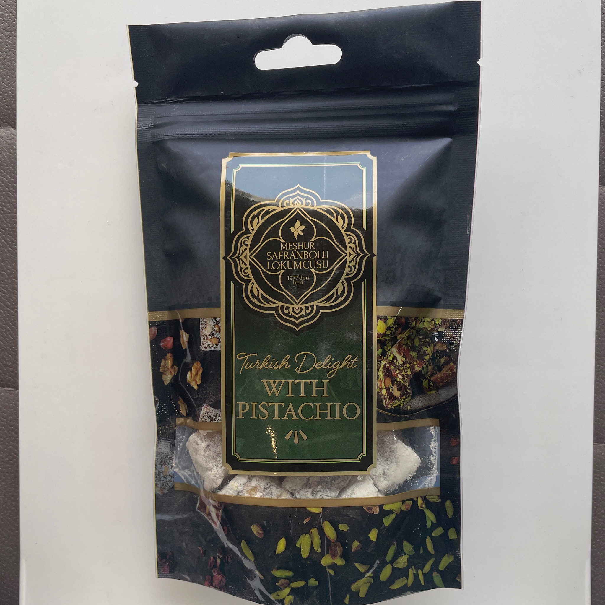 150g米舒番红花城开心果土耳其软糖-Delux Double