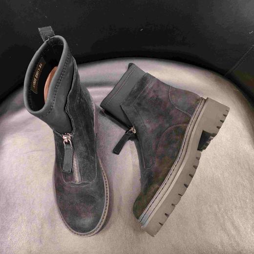 LFGJ 11503一脚蹬翻毛皮休闲平底鞋 商品图5