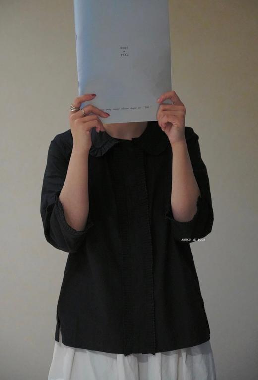 KHADI&CO 府绸棉质风琴褶衬衫 商品图4